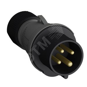 Вилка кабельная Easy&Safe 332EP7,32А,3P+E,IP44,7ч|2CMA101985R1000| ABB - ABB
