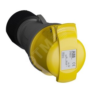 Розетка кабельная Easy&Safe 216EC4,16А,2P+E,IP44,4ч|2CMA102002R1000| ABB - ABB