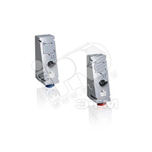Розетка с рубильником 32А 3Р+Е IP67 11ч с механической блокировкой и ВА 332MPM11W (2CMA168020R1000) - ABB