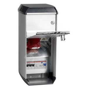 Бокс с разъемами в сборе CWF1416/16A две секции, CEE 3P+N+E 16A, Schuko, АВДТ 16A 30мА | 2CMA177277R1000 | ABB