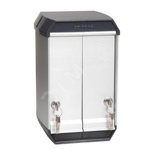 Корпус шкафа CWA1D двойная дверь серая крышка металл 16мм 3P+N+E IP44