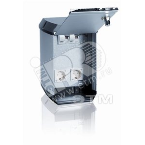 Бокс с разъемами в сборе CWB10K, 2xSchuko, 2хАВДТ 10А, 30мА | 2CMA177450R1000 | ABB - ABB