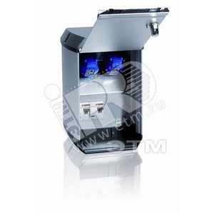 Бокс с разъемами в сборе CWB1C10K, 2хCEE 2P+E, 16A, 2xAВДТ 10A, 30мА | 2CMA177453R1000 | ABB