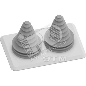 TZ104 фланец с 2-мя кабельными рукавами | 2CPX010456R9999 | ABB