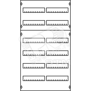 Модуль 1 ряд 5 реек 1V1 250х750мм 60 модулей
