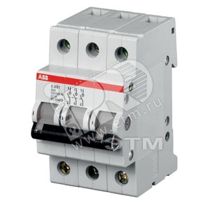 Рубильник 3пол. E203g 125A рычаг сер. | 2CDE283001R1125 | ABB - ABB