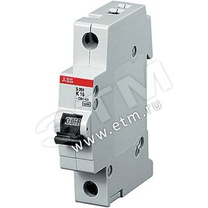 Выключатель автоматический однополюсный S201P 40А K 15кА (S201P K40) | 2CDS281001R0557 | ABB - ABB