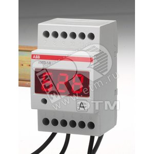 Амперметр цифровой перем.ток релейный выход AMTD-1-R - ABB
