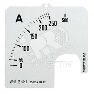 Шкала для амперметра SCL 1/100A A1 | 2CSM110189R1041 | ABB