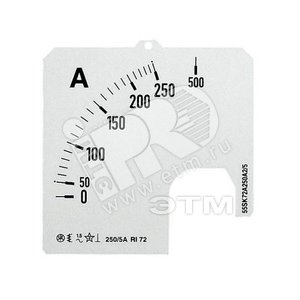 Шкала для амперметра SCL-A5-4000/72