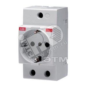 Розетка щитовая индик. M1173-L серый | 2CSM112000R0701 | ABB - ABB