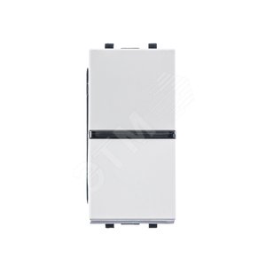 ABB Zenit Альп. белый Выключатель 1-клавишный (1 мод) | N2101 BL  | 2CLA210100N1101 | ABB - фото 4