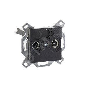 ABB Levit Антрацит Розетка TV-R проходная 7дБ | 5011H-A03607 63W | 2CHH083607A6063 | ABB - фото 5