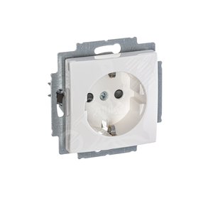 ABB Basic 55 Альп. белый Розетка с/з с защитными шторками | 2013-0-5278  | 2CKA002013A5278 | ABB - фото 4