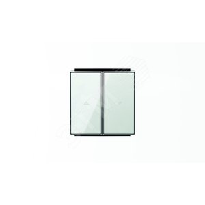 Клавиша для механизма выключателя жалюзи 8144 и 8144.1, серия SKY, цвет стекло белое|2CLA854400A2101| ABB 2