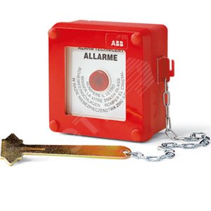 LIVORNO бокс авар.настенный с кнопкой красн. IP55|13180| ABB - фото 2