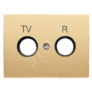 OLAS Накладка роз-ки TV/SAT песочный - ABB