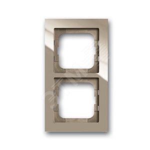 Рамка 2-постовая, серия axcent, цвет maison-beige | 1754-0-4482 | 2CKA001754A4482 | ABB - фото 2