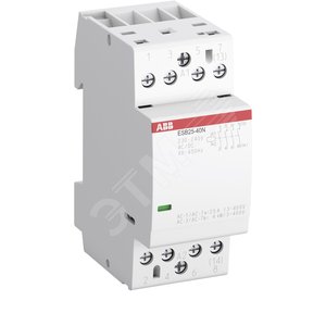 Контактор ESB25-04N-03 модульный (25А АС-1, 4НЗ), катушка 48В AC/DC (ESB25-04N-03) - фото 2