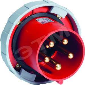 Вилка пан прям 125A 3P+E IP67 - ABB