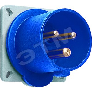 Вилка панельная с прямым фланцем 316B6, 16A, 3P+E, IP44, 6ч | 2CMA193346R1000 | ABB - ABB