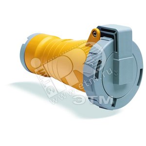Розетка кабельная 316C11W, 16А, 3P+E, IP67, 11ч