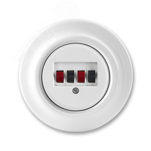 Розетка аудио ABB Decento белый фарфор (5014K-C00404) - ABB