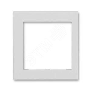 ABB Levit Серый Накладка на рамку 55х55 внешняя | 3901H-A00255 16 | 2CHH010255A4016 | ABB - фото 2