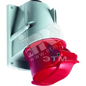 Розетка для монтажа на поверхность 316RS9, 16A, 3P+E, IP44, 9ч