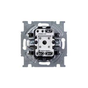 ABB Basic 55 Сл. кость Выключатель 2-х клавишный | 1012-0-2148 | 2CKA001012A2148 | ABB - фото 3