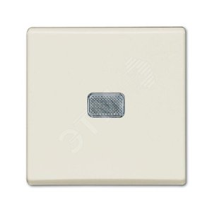 ABB Basic 55 Шале (белый) Выключатель 1-клавишный с подсветкой | 1012-0-2185  | 2CKA001012A2185 | ABB - фото 2