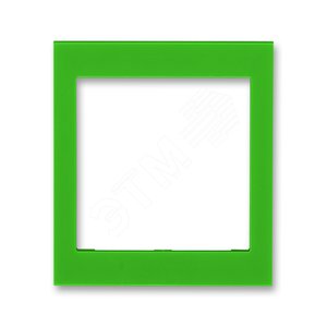 ABB Levit Зелёный Накладка на рамку 55х55 промежуточная | 3901H-A00355 67 | 2CHH010355A4067 | ABB - фото 2