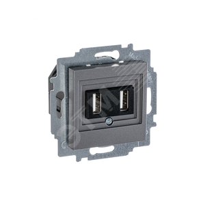 ABB Levit Сталь USB зарядка 2-ая | 5014H-A00040 69W | 2CHH290040A6069 | ABB - фото 4
