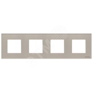 ABB Zenit Стекло Брызги шампанского Рамка 4-я (2+2+2+2 мод) | N2274 CH  | 2CLA227400N3901 | ABB - ABB