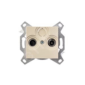 ABB Levit Слоновая кость Розетка TV-R оконечная | 5011H-A03503 17W | 2CHH083503A6017 | ABB - фото 3