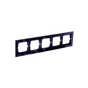 Рамка 5-постовая, серия axcent, цвет чёрный | 1754-0-4413 | 2CKA001754A4413 | ABB - фото 4
