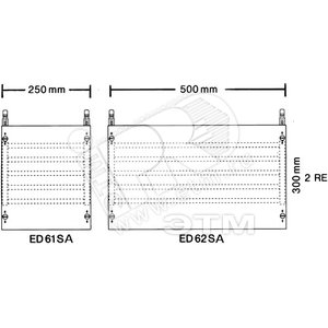 Модуль шин 5x250 ED61S 250x300мм