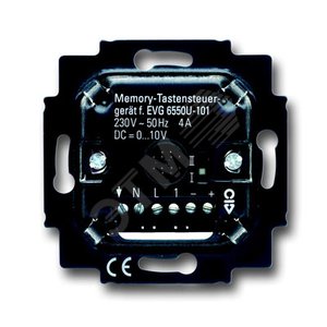 Механизм клавишного светорегулятора для люминесцентных ламп с ЭПРА, 700 Вт, 50мА, 1-10 В | 6550-0-0042  | 2CKA006550A0042 | ABB 2