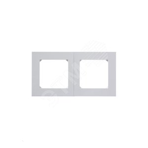 ABB Levit Серый / белый Рамка 2-ая | 3901H-A05020 16W | 2CHH015020A6016 | ABB - фото 3