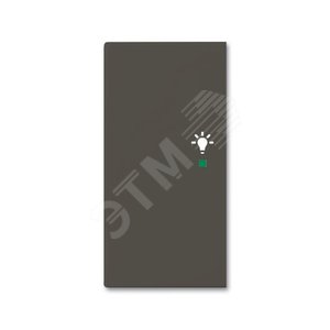 SRL-2-L-95 Клавиша двойная левая free@home, освещение, Basic 55, цвет chateau-black | 6220-0-0692  | 2CKA006220A0692 | ABB - фото 2