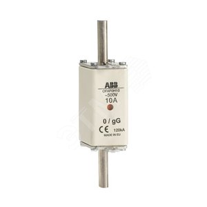 Предохранитель OFAF0aM80 80A тип аМ размер0, до 500В | 1SCA022697R5950 | ABB - фото 2