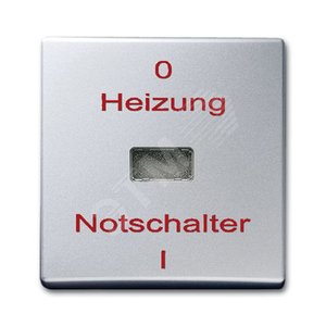 Клавиша для механизма 1-клавишного выкл./перекл./кнопки, "HNS", серия Allwetter 44, цвет серебристо-алюминиевый | 1731-0-1957  | 2CKA001731A1957 | ABB - фото 2