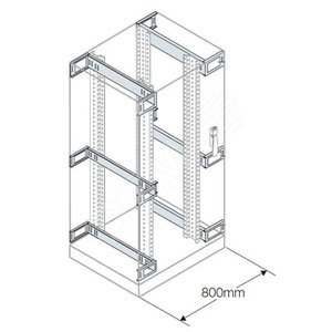 Траверса центральная/нижняя 1000мм (2 шт) 2