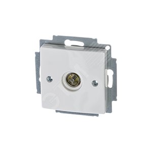 ABB Basic 55 Альп. белый Розетка TV оконечная | 1724-0-4276  | 2CKA001724A4276 | ABB - фото 2