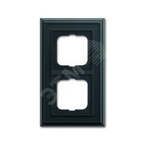 Рамка 2-постовая, серия Династия, антрацит | 1754-0-4606  | 2CKA001754A4606 | ABB 2