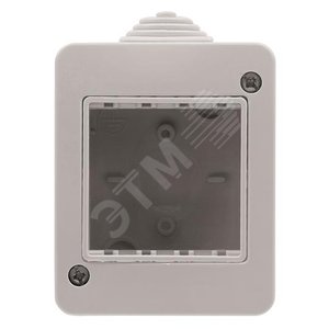 ABB Zenit/Stylo Коробка IP40 для открытой установки на 2модуля | N3291.1  | 2CLA329110N1101 | ABB - фото 2