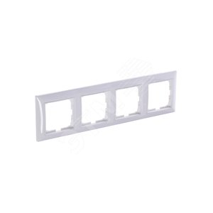 ABB Basic 55 Альп. белый Рамка 4-ая | 1725-0-1482 | 2CKA001725A1482 | ABB - фото 3