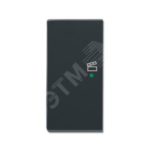 SRS-2-L-81 Клавиша двойная левая free@home, сцена, future, антрацит|6220-0-0161| ABB