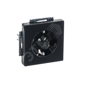 Розетка SCHUKO 16А 250В, серия solo/future, цвет антрацит 4