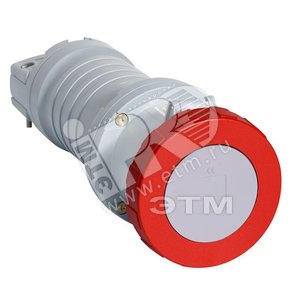 Розетка кабельная с удлиненными контактами 4125C6W, 125А, 3P+N+E, IP67, 6ч | 2CMA169212R1000 | ABB - ABB